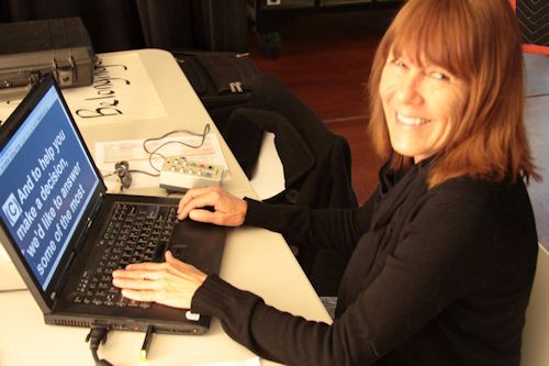 kate goldsworthy Denver based teleprompter